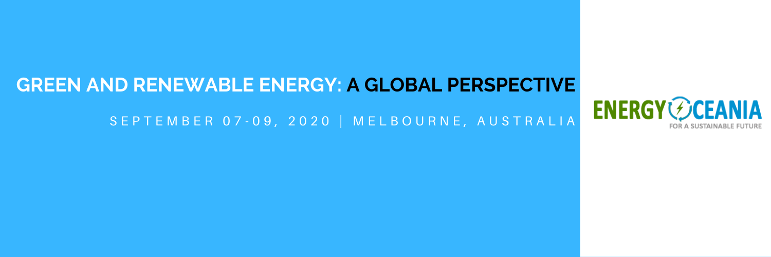 GREEN AND RENEWABLE ENERGY: A GLOBAL PERSPECTIVE, Melbourne, Victoria, Australia