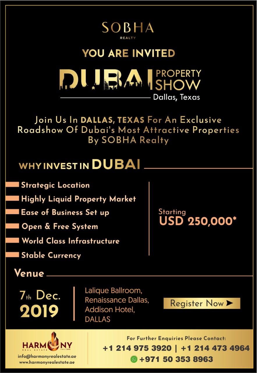 Dubai Property Show Dallas, Austin, Texas, United States