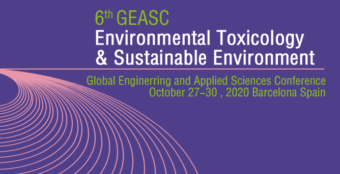 2020 Global Engineering and Applied Sciences Conference (GEASC), Barcelona, Spain
