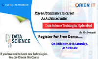 Free Demo Session On Data Science on 30th Nov @10 AM
