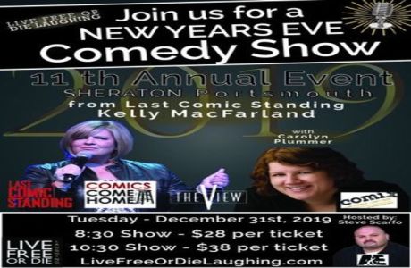 11th Annual New Years Eve Comedy Shows 8:30 and 10:30  - w/ Kelly MacFarland, Portsmouth, New Hampshire, United States