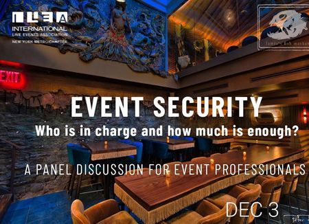 Event Security: Who is in charge and how much is enough?, New York, United States