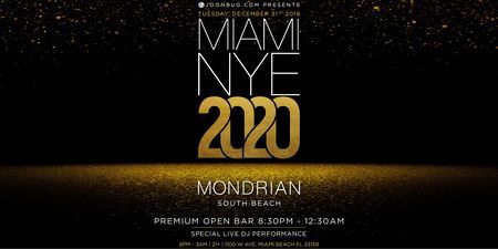 Joonbug.com Presents Mondrian South Beach Hotel New Years Eve Party 2020, Miami-Dade, Florida, United States