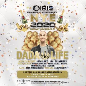 Dada Life - Iris NYE 2020 | Tuesday December 31, Atlanta, Georgia, United States