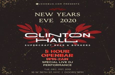 Clinton Hall New Years Eve 2020 Party, New York, United States