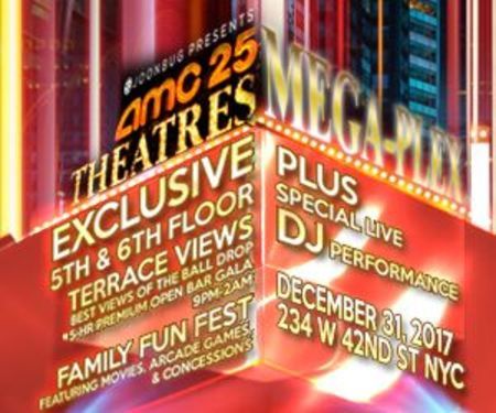 The AMC Times Square NYE Mega-Plex (Age 21+) New Years Eve Party 2020, New York, United States