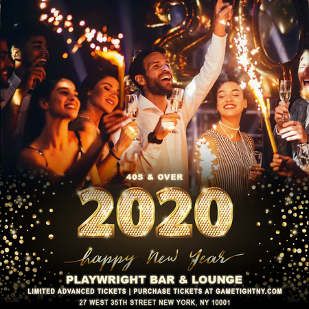 Playwright Irish Pub 40s and Over New Years Eve Party 2020, New York, United States