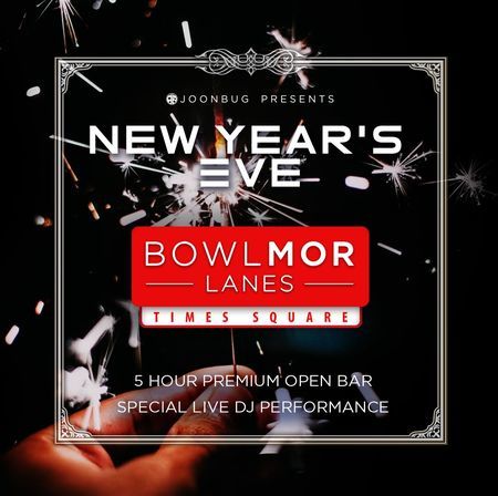 Bowlmor Times Square New Years Eve 2020 Party, New York, United States