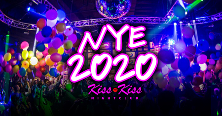 New Year's Eve in Atlantic City at Kiss Kiss Nightclub, Atlantic City, New Jersey, United States