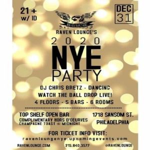 New Year's Eve 2020 Celebration at Raven Lounge, Philadelphia, Pennsylvania, United States