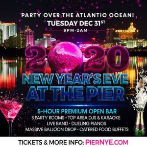 New Year's Eve in Atlantic City at The Pier, Atlantic City, New Jersey, United States
