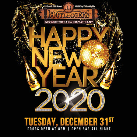 New Years Eve 2020 at JJ Bootleggers, Philadelphia, Pennsylvania, United States