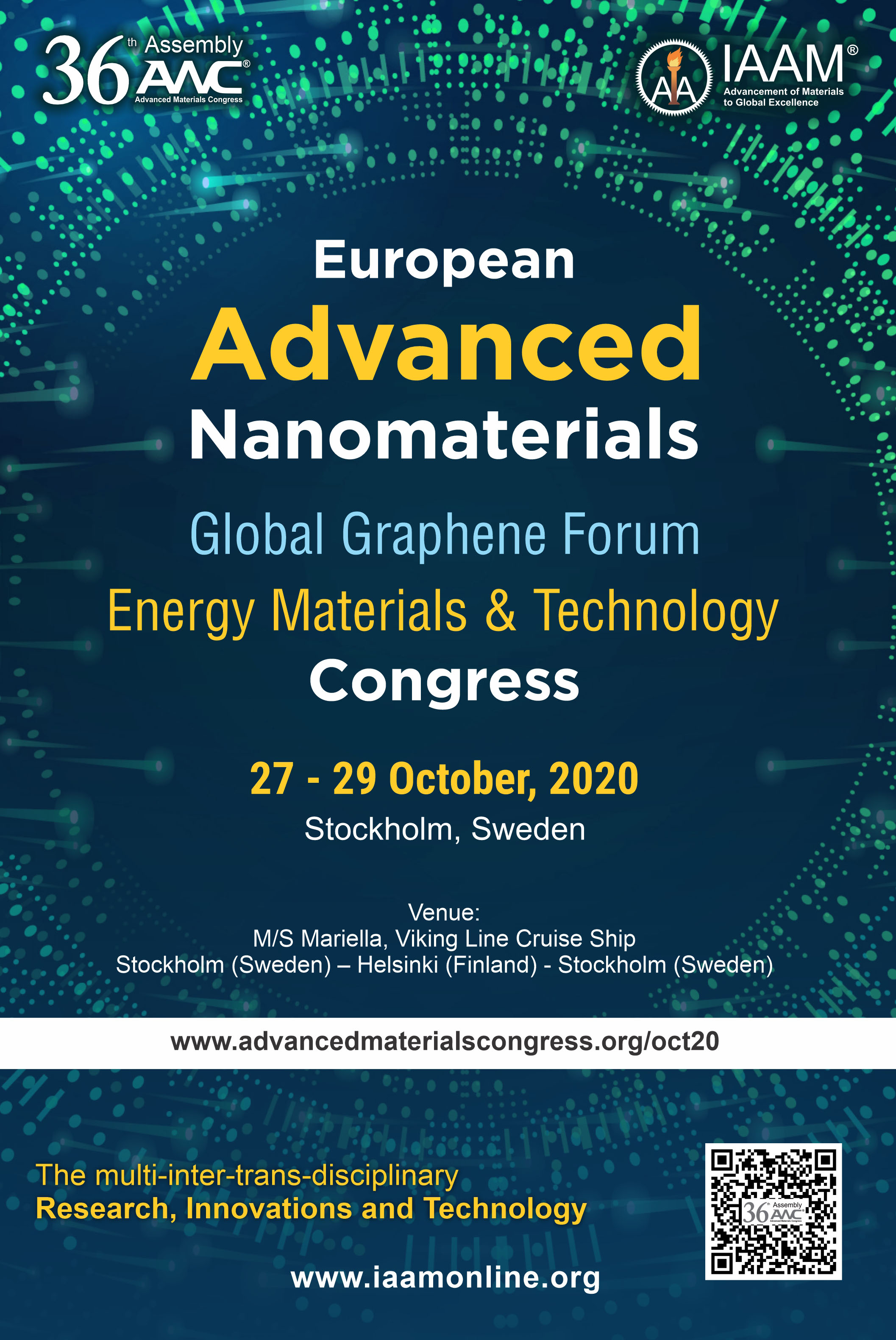 European Advanced Nanomaterials Congress, Stadsgården, Stockholm, Sweden