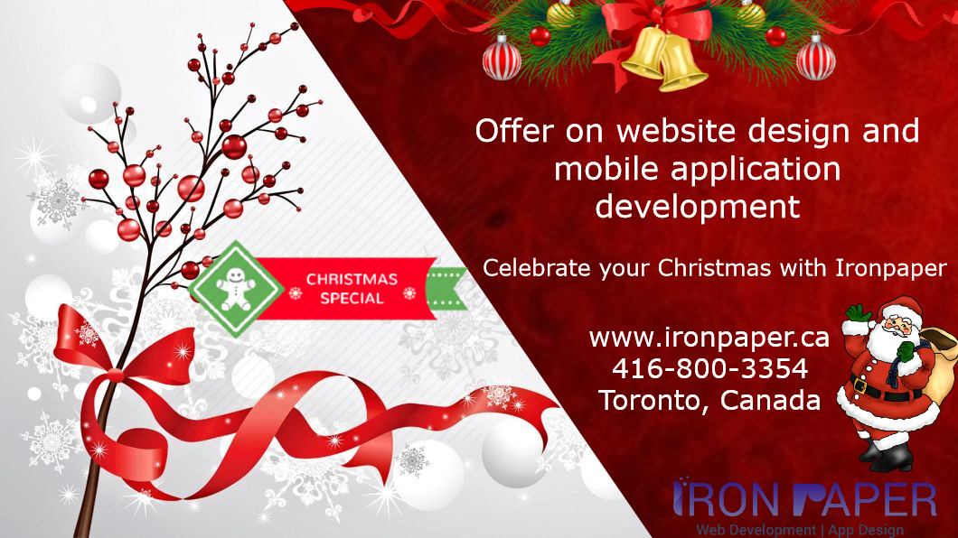 Christmas Event on Website Design and Mobile Application Development in Toronto, Toronto, Ontario, Canada