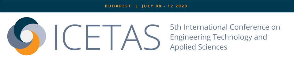 5th International Conference on Engineering Technology and Applied Sciences ICETAS, Budapest, Hungary