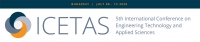 5th International Conference on Engineering Technology and Applied Sciences ICETAS