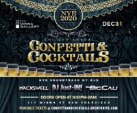 Confetti and Cocktails NYE 2020 @ 111 Minna Gallery