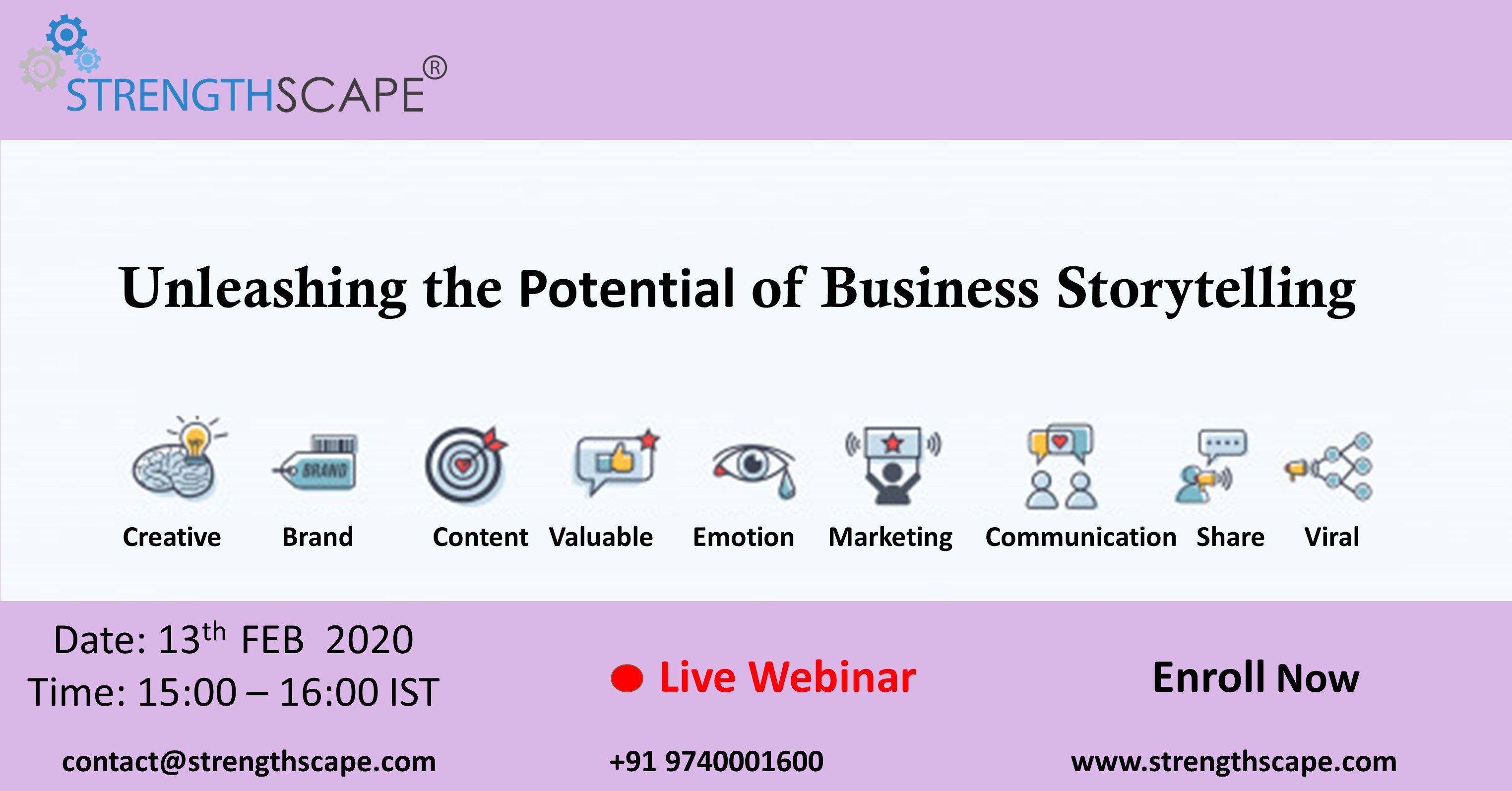 [Free Webinar] Unleashing the Potential of Business Storytelling, Bangalore, Karnataka, India