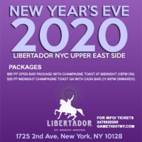 Libertador NYC New Year's Eve NYE Party 2020