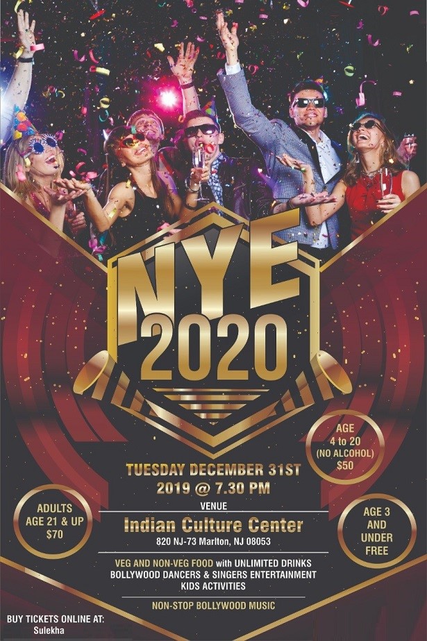 New Years Eve Party 2020 New Jersey, Marlton, NJ,New Jersey,United States