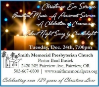 Christmas Eve Service at Smith Memorial Presbyterian Church