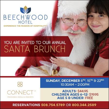 2019 Brunch with Santa at the Beechwood Hotel, Worcester, Massachusetts, United States