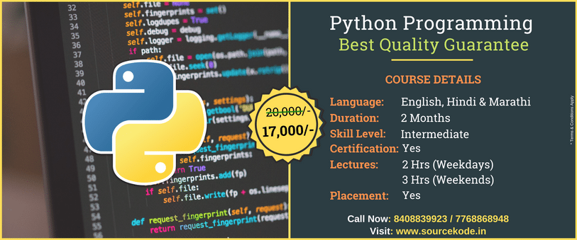 Python Classes & Training in Pune, Pune, Maharashtra, India