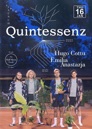 Quintessenz: album release show Live at Half Moon Putney Thurs 16th January, Greater London, London, United Kingdom