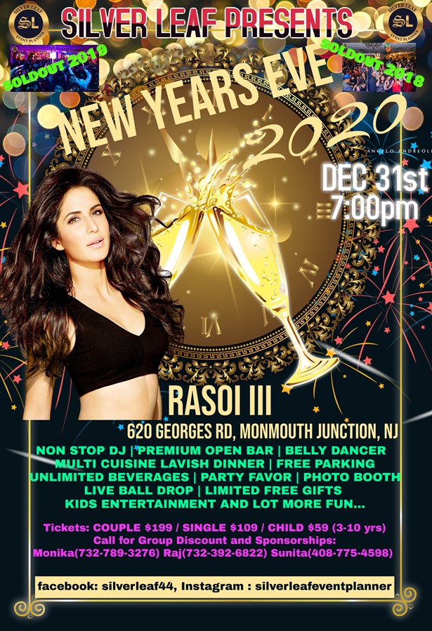 RASOI III New Years Eve 2020 New Jersey, South Brunswick Township, NJ,New Jersey,United States