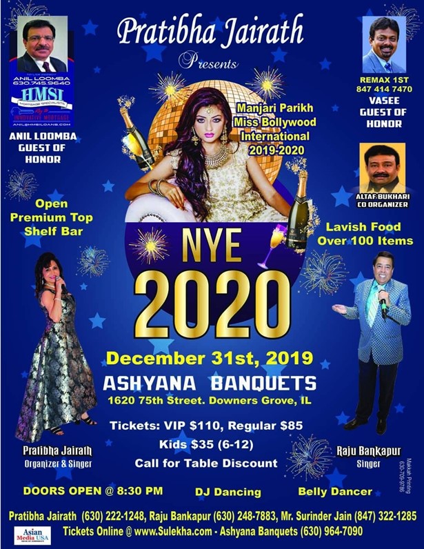 New Years Eve 2020 - NYE with Manjari Parikh, Downers Grove, IL,Illinois,United States