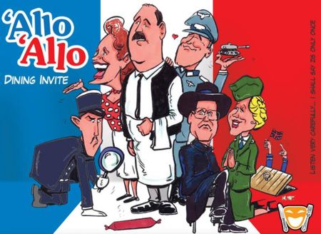 Allo Allo Dinner Show Cannock 28/03/2020, Staffordshire, England, United Kingdom