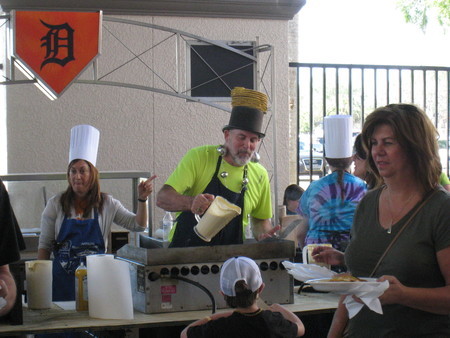 Flipping for Charities, Kiwanis Pancake Festival, Polk, Florida, United States