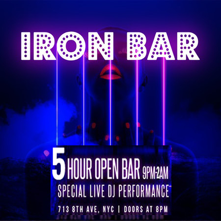 Iron Bar NYC / New Years Eve 2020 Party, New York, United States