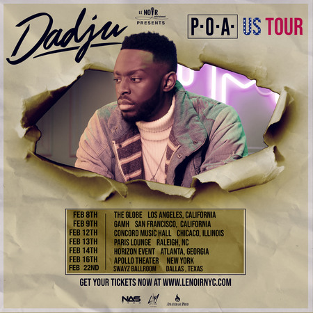 P.O.A DADJU US TOUR, Los Angeles, California, United States