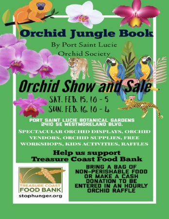 Port Saint Lucie Orchid Society Show and Sale, Port St. Lucie, Florida, United States