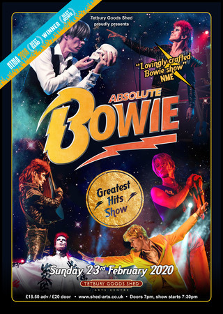 Absolute Bowie at Tetbury Goods Shed, Gloucestershire, England, United Kingdom