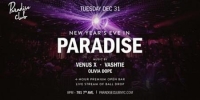 Paradise Club New Year's Eve in Paradise 2020