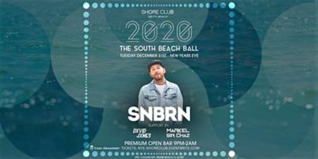 SNBRN at Shore Club Miami New Year's Eve 2020, Miami-Dade, Florida, United States