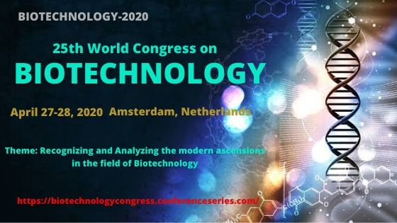 25th World Congress on  Biotechnology, Amsterdam, Netherlands