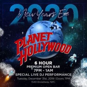 Planet Hollywood ALL AGES New Year's Eve Party in Times Square, New York, United States