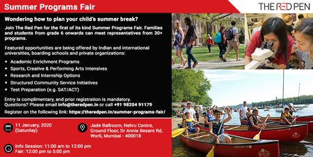Summer Programs Fair, Mumbai, Maharashtra, India