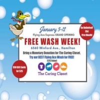 Flying Ace Express Hamilton Grand Opening Free Wash Week: 6560 Winford Ave.