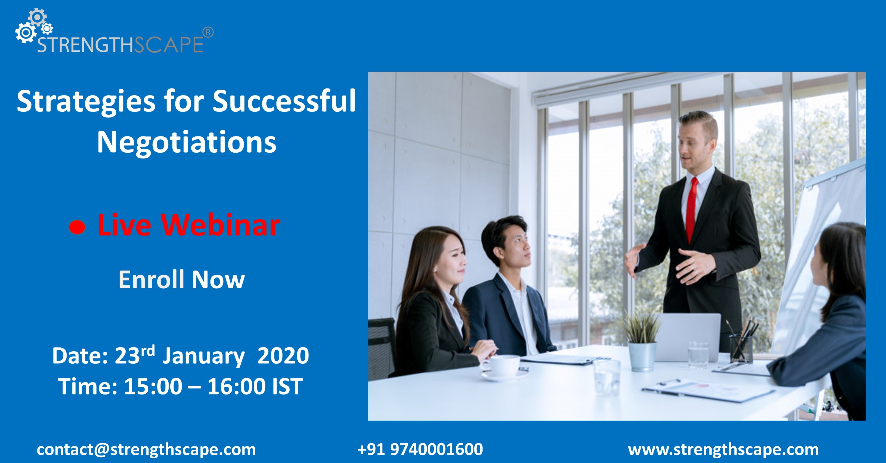 [Webinar] Strategies for Successful Negotiations, Bangalore, Karnataka, India