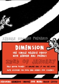 Zebrah Sounds Party - Live Indie Music - Half Moon Putney London Thu 23 Jan