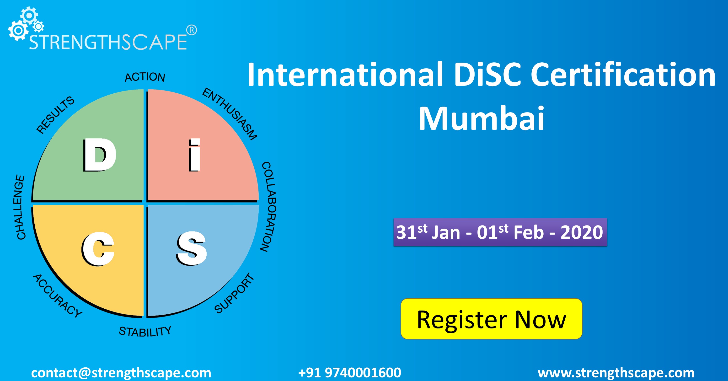 International DiSC Certification Program in Mumbai, Bangalore, Karnataka, India