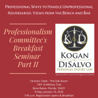 Professionalism Committee's Breakfast Seminar, Part II