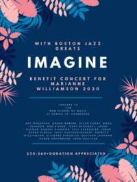 Jazz Fundraiser for Marianne Williamson, Jan 19, 7PM, New School of Music