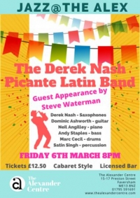 Jazz@theAlex: The Derek Nash Picante Latin Band