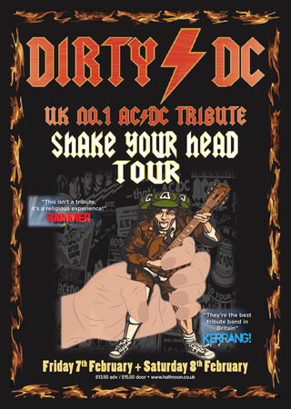 Dirty DC: ACDC Tribute Band Live at Half Moon Putney London Friday 7 Feb, Greater London, England, United Kingdom