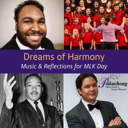 Music and Reflections for Martin Luther King Day, Worcester, Massachusetts, United States